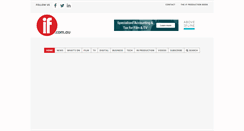 Desktop Screenshot of if.com.au