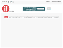 Tablet Screenshot of if.com.au